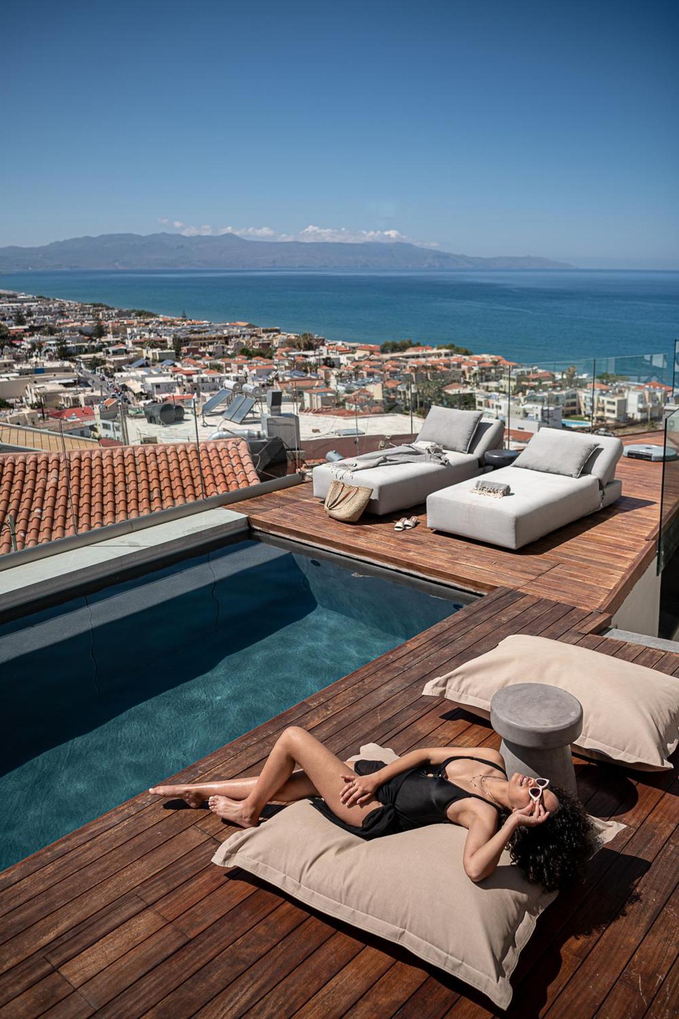 Alectrona Living Crete, Rocsea Luxury Apartment ปลาเตเนียส ภายนอก รูปภาพ